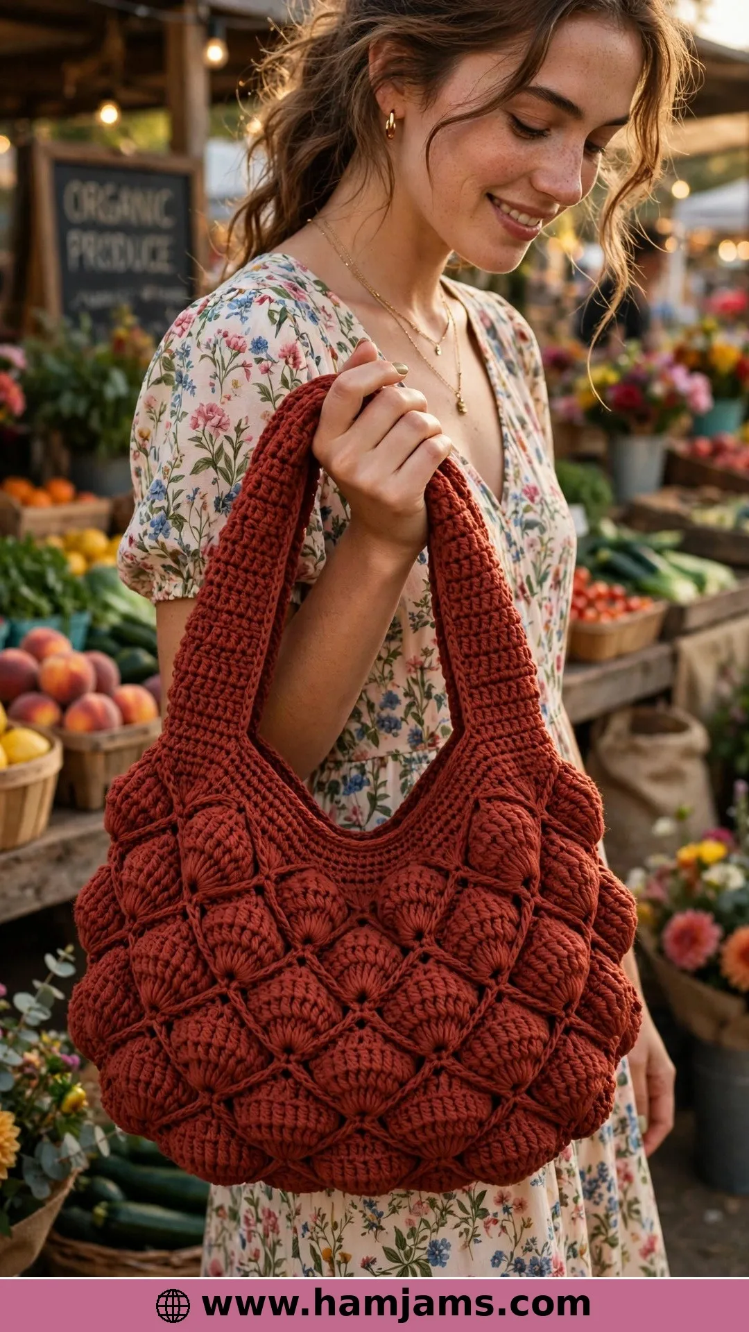 The Slouchy Everyday Handbag in Soft DK Cotton