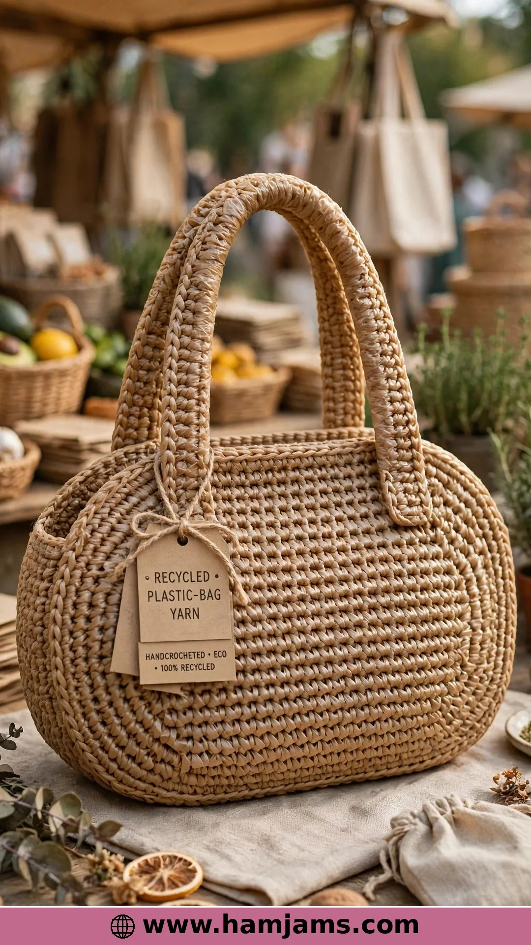 The Handbag Made From Grocery Bags (Yes, Really)