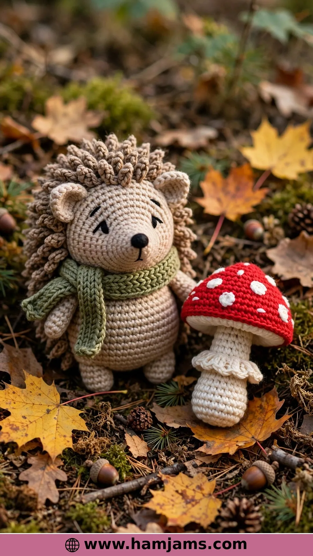 A Loop-Stitch Mantle, a Mushroom and a Scarf