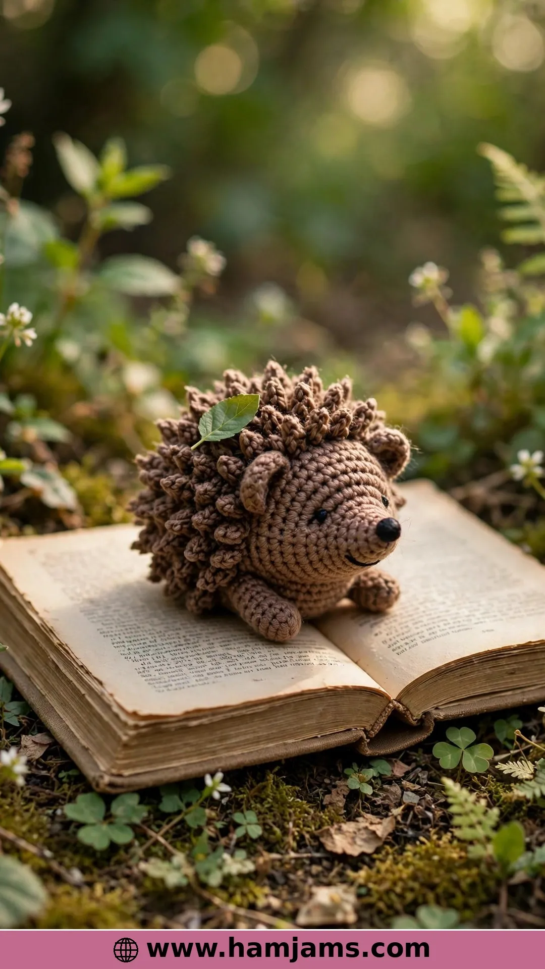 A Mini Hedgehog With Its Own Little Leaf