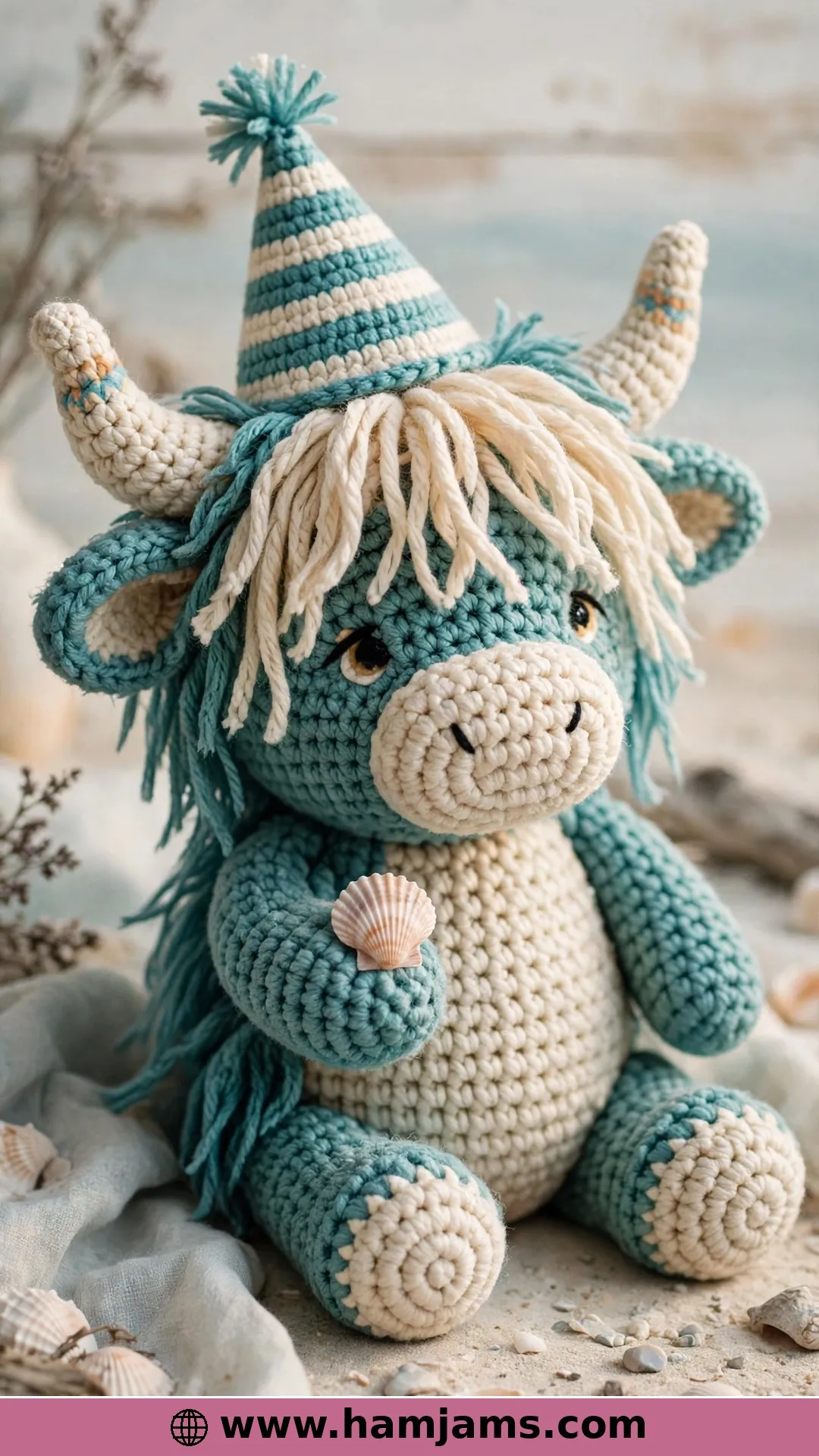 The Ocean Blue Party Cow