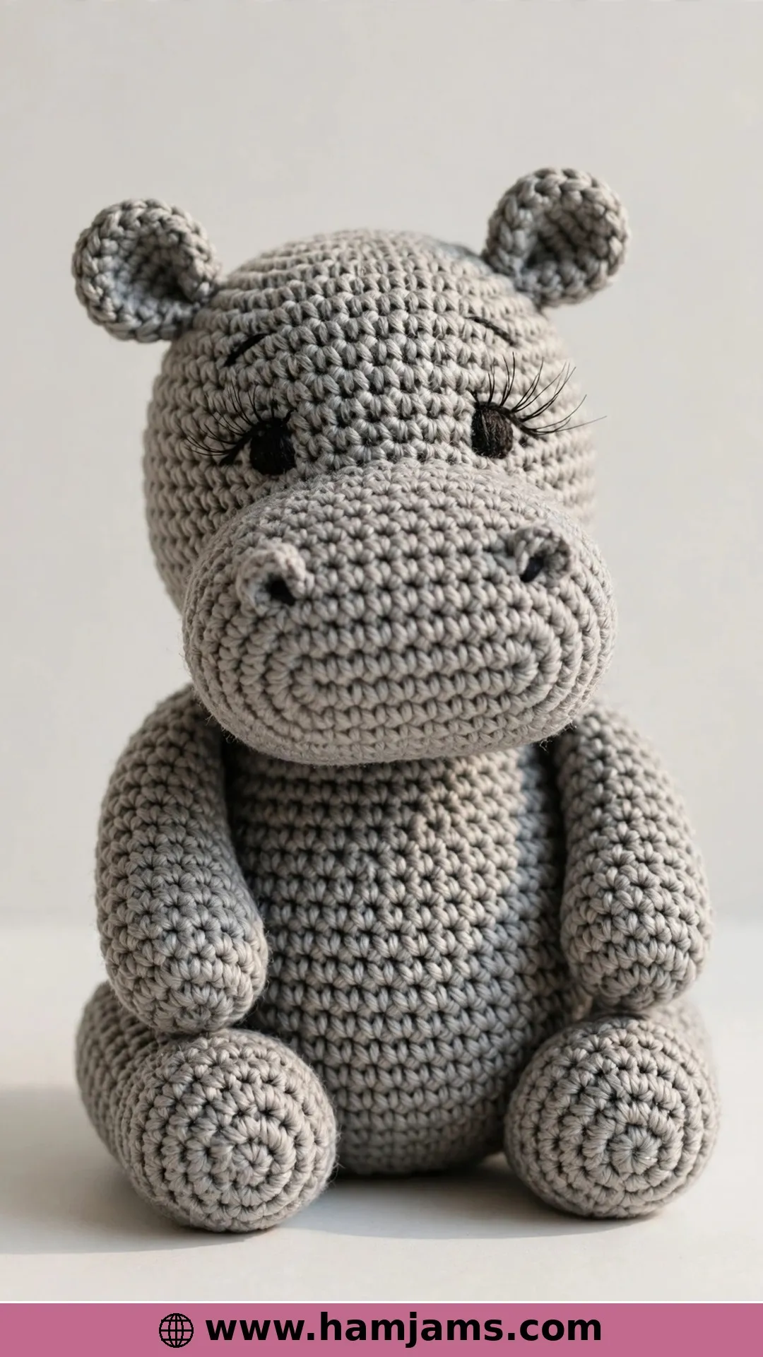 Hattie the Hippo, Seated and Sweet