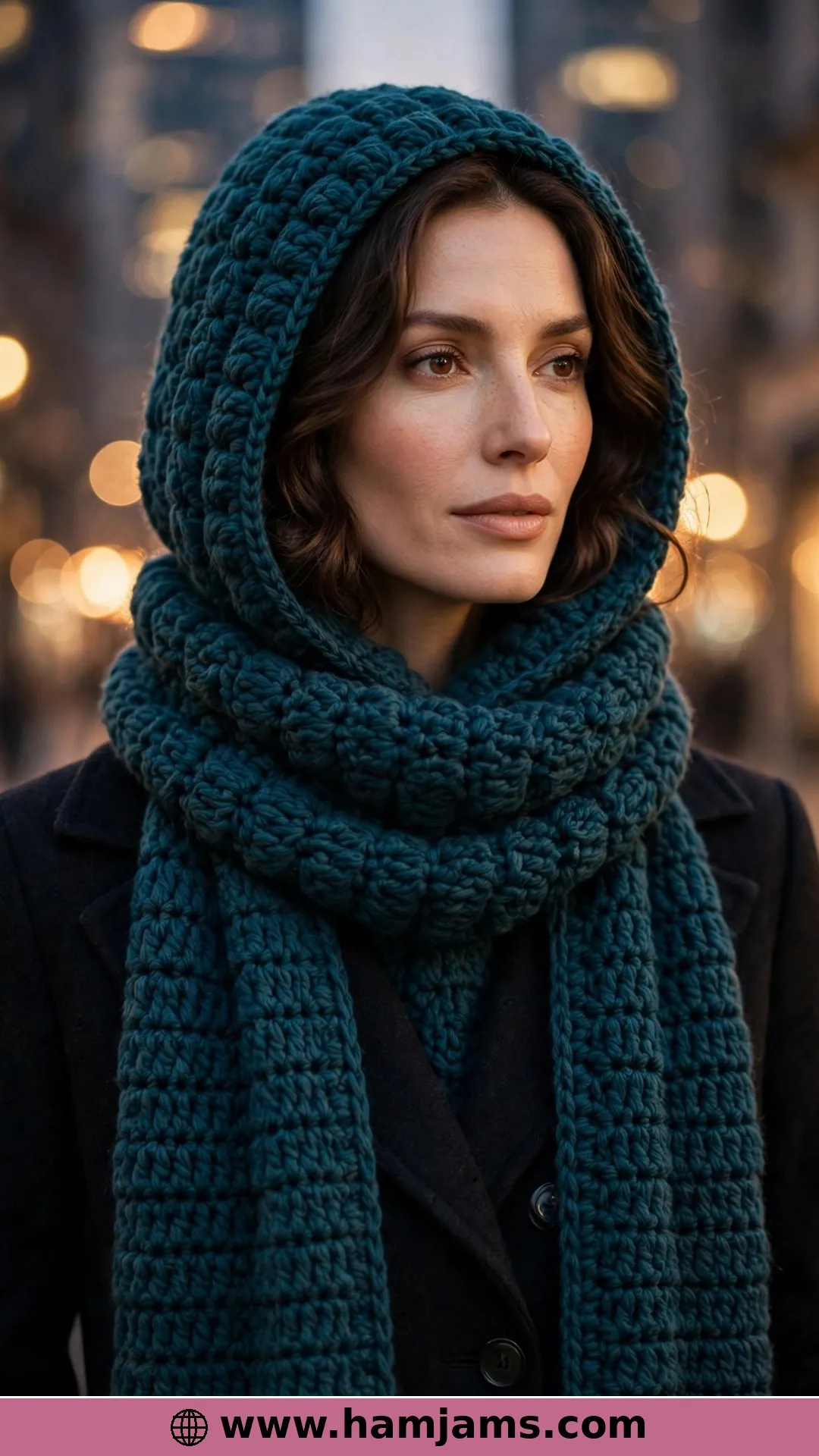 Classic Puff-Stitch Scoodie