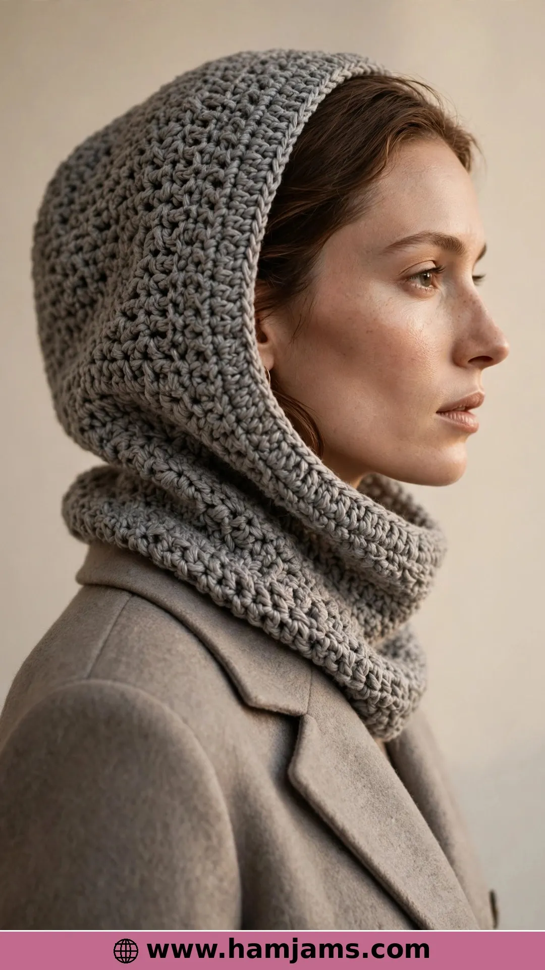 The Studio Scoodie with a Rounded Hood