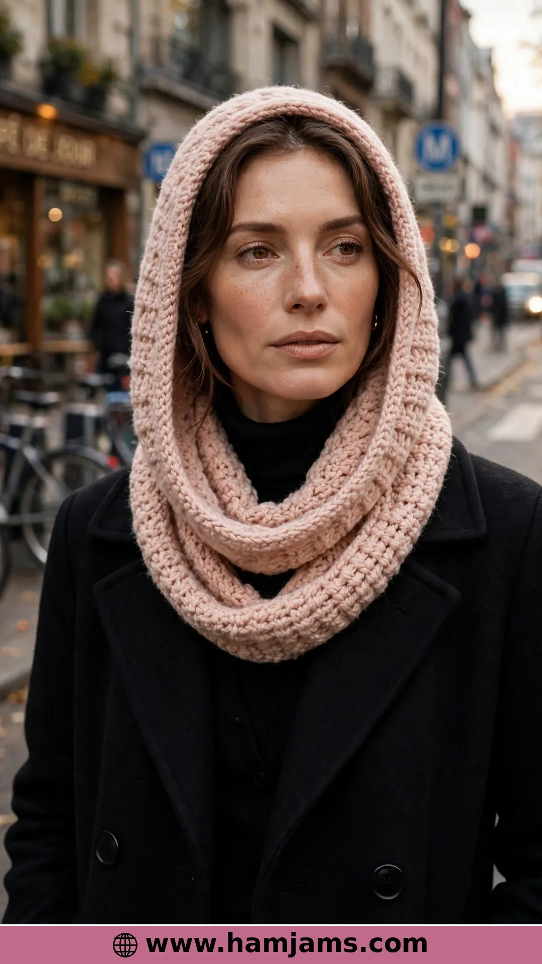 Hooded Alpa Infinity Scarf