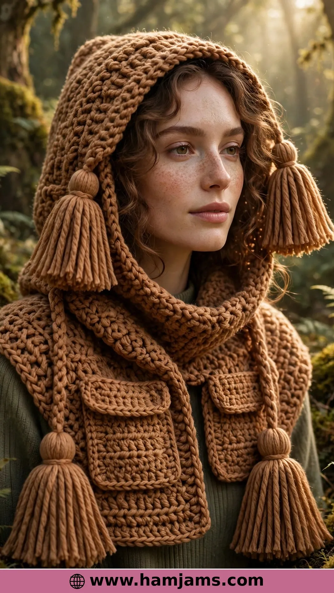 Storybook Hood and Pocket Scarf