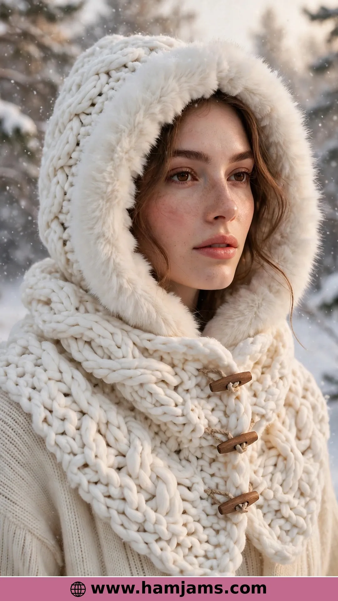 Kunik Faux-Fur Trim Scoodie
