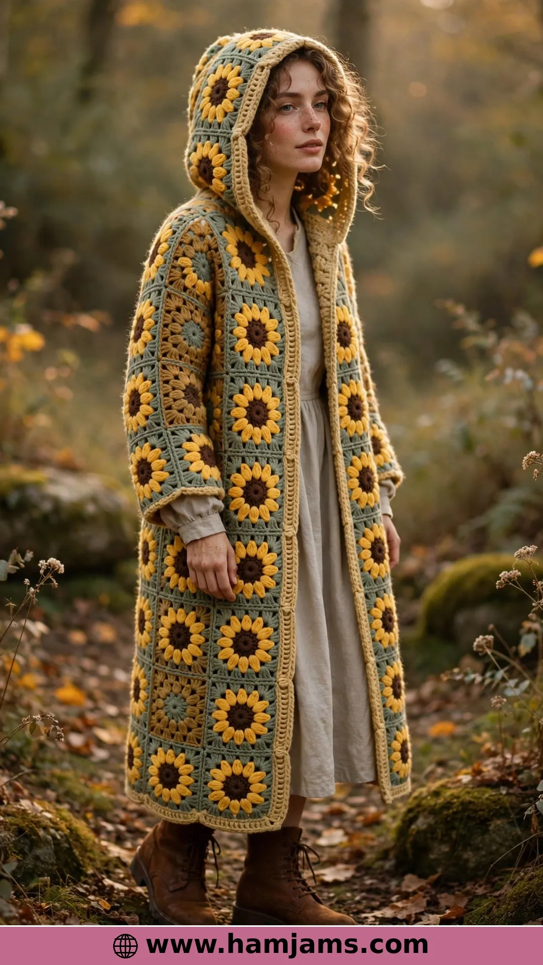 Sunflowers, Side Slits and a Fairytale Hood