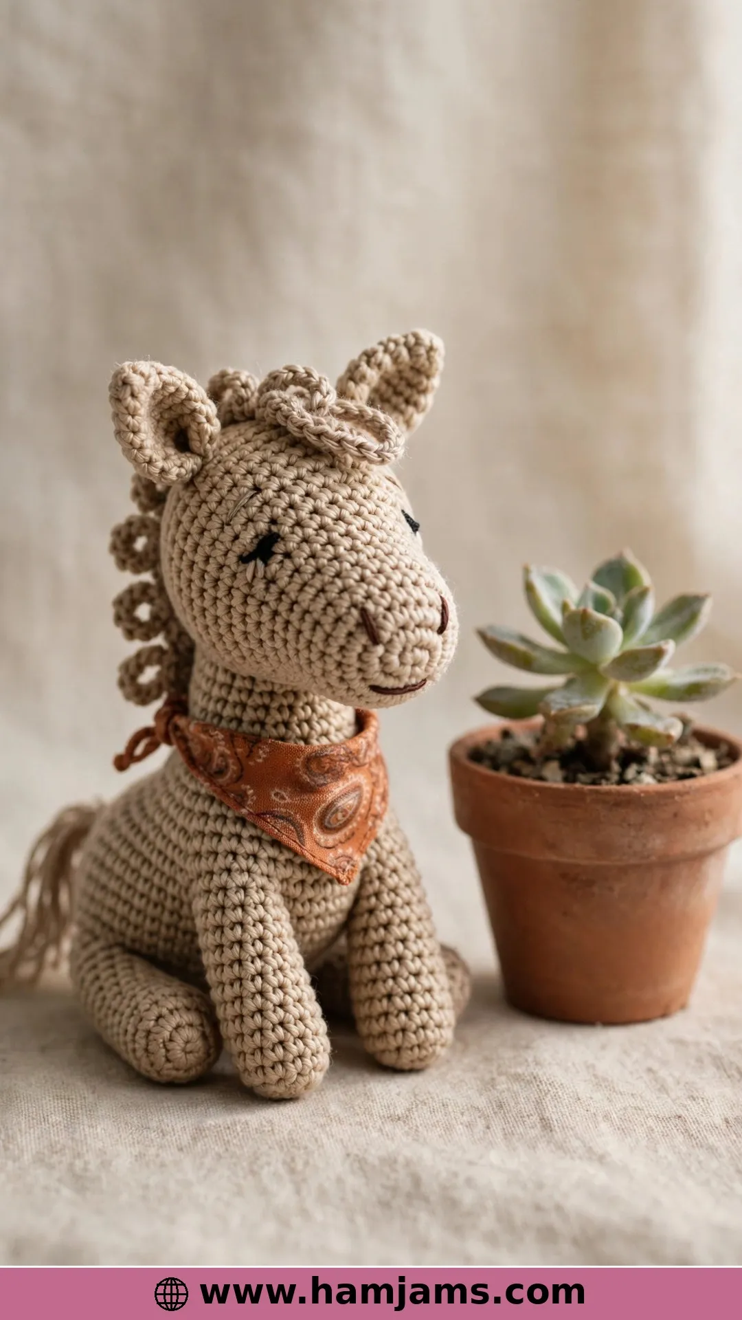Mini Amigurumi Horse and Donkey