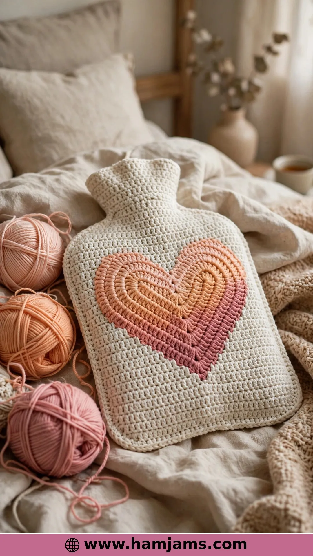 A Gradient Heart in Granny Stripes