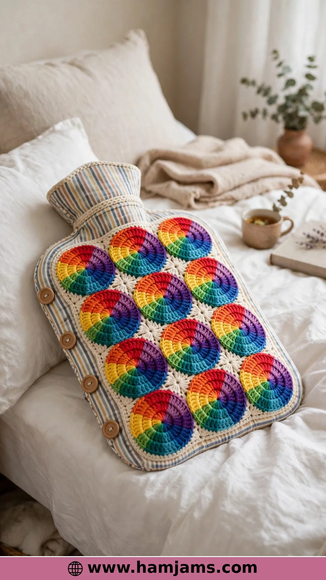 A Colour Wheel of Joined Motifs