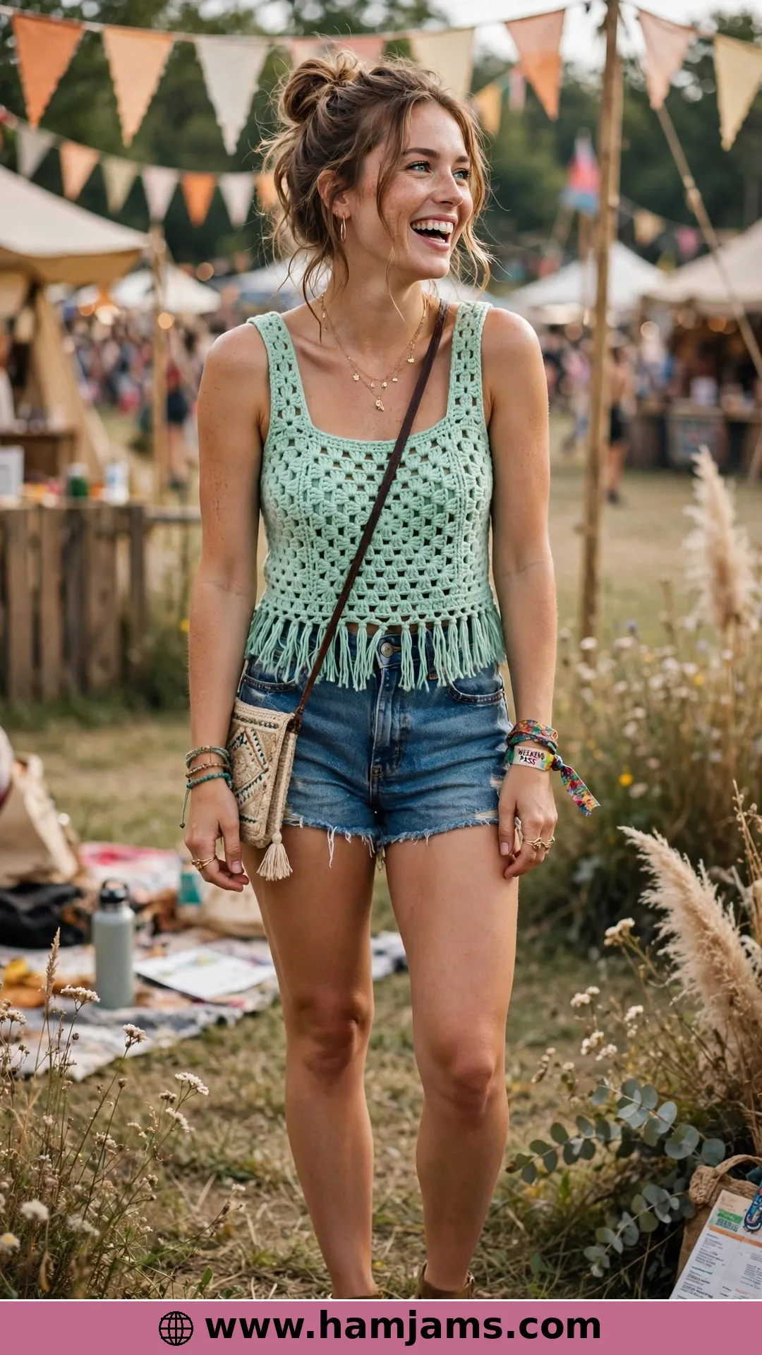 The Seven-Square Tank with the Fringe Hem