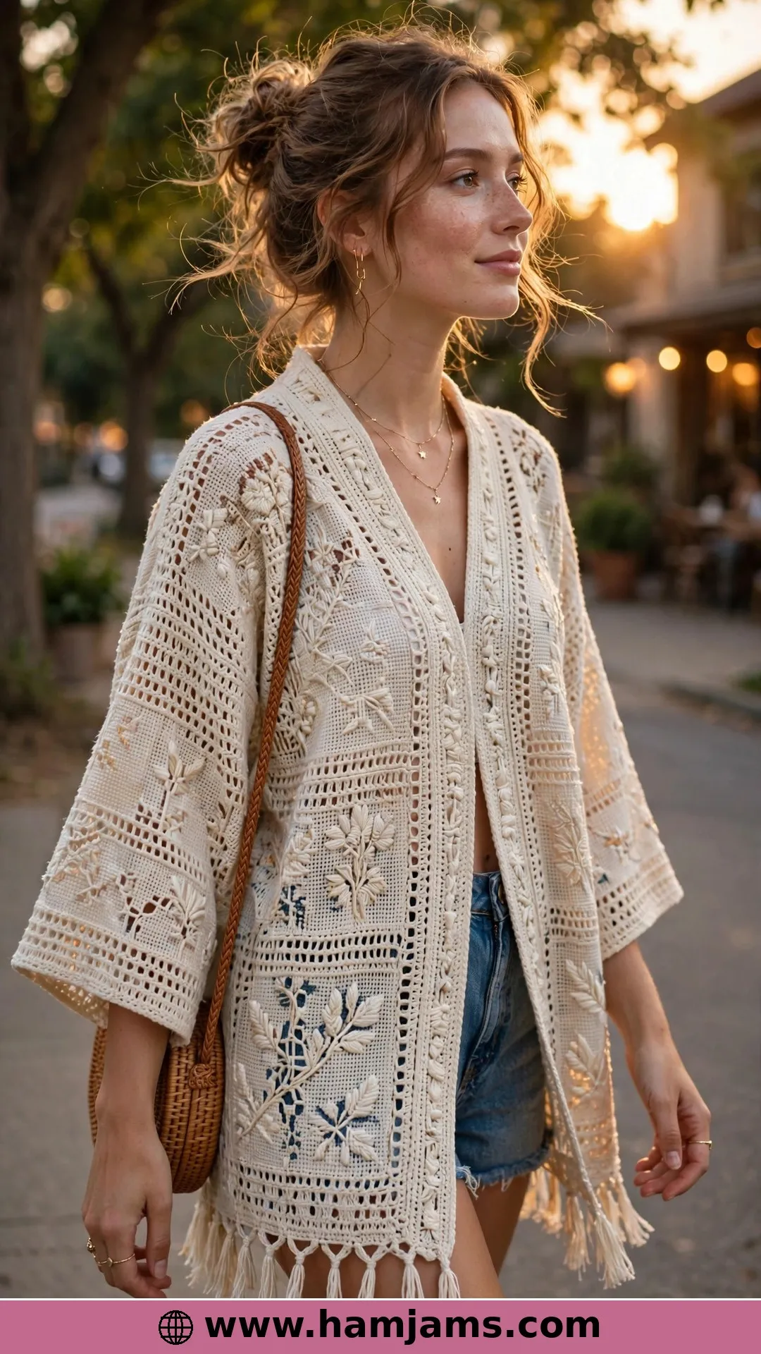 The Kisses-and-Hugs Cross-Stitch Kimono