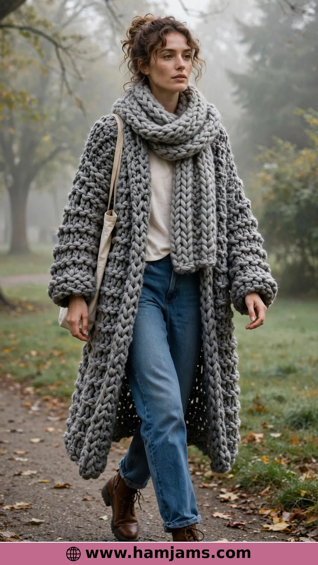 The Super-Chunky Duster for Foggy Days
