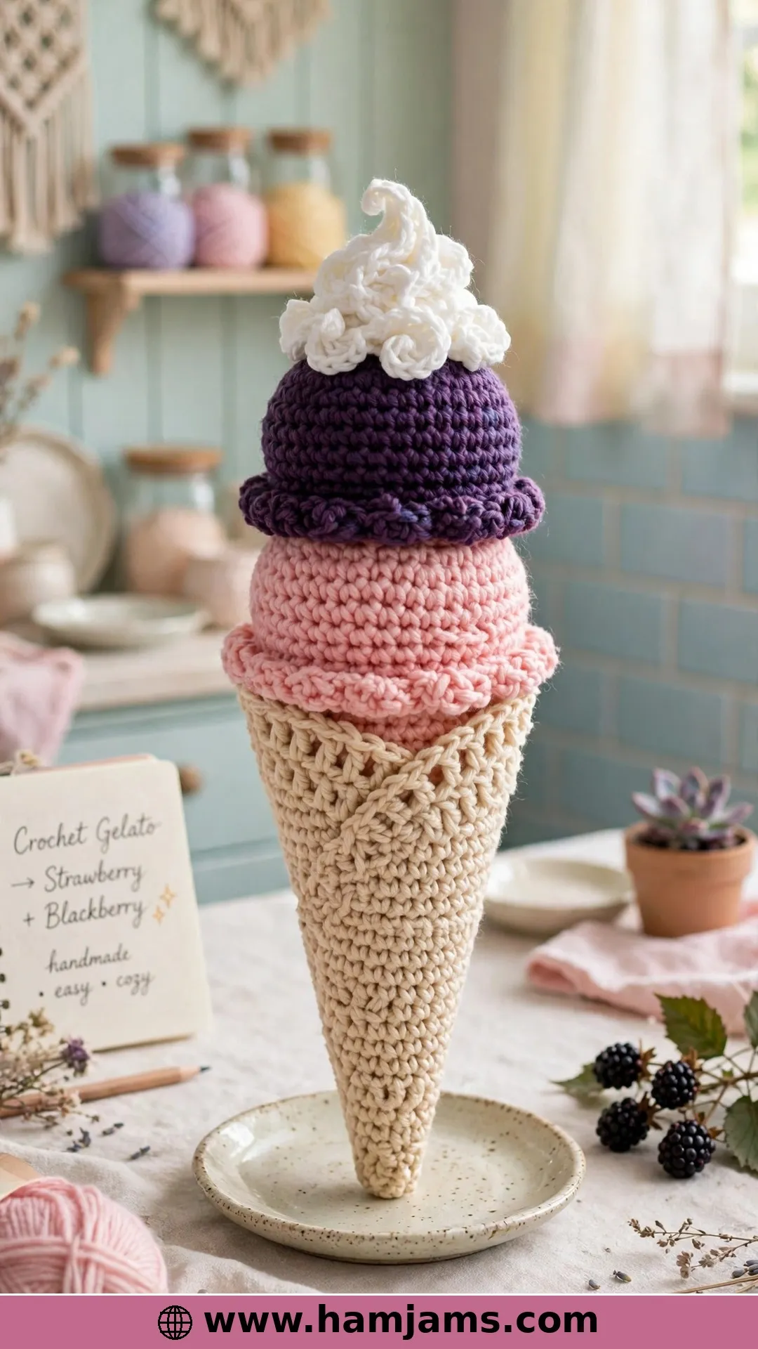 Two Scoops, Strawberry and Blackberry