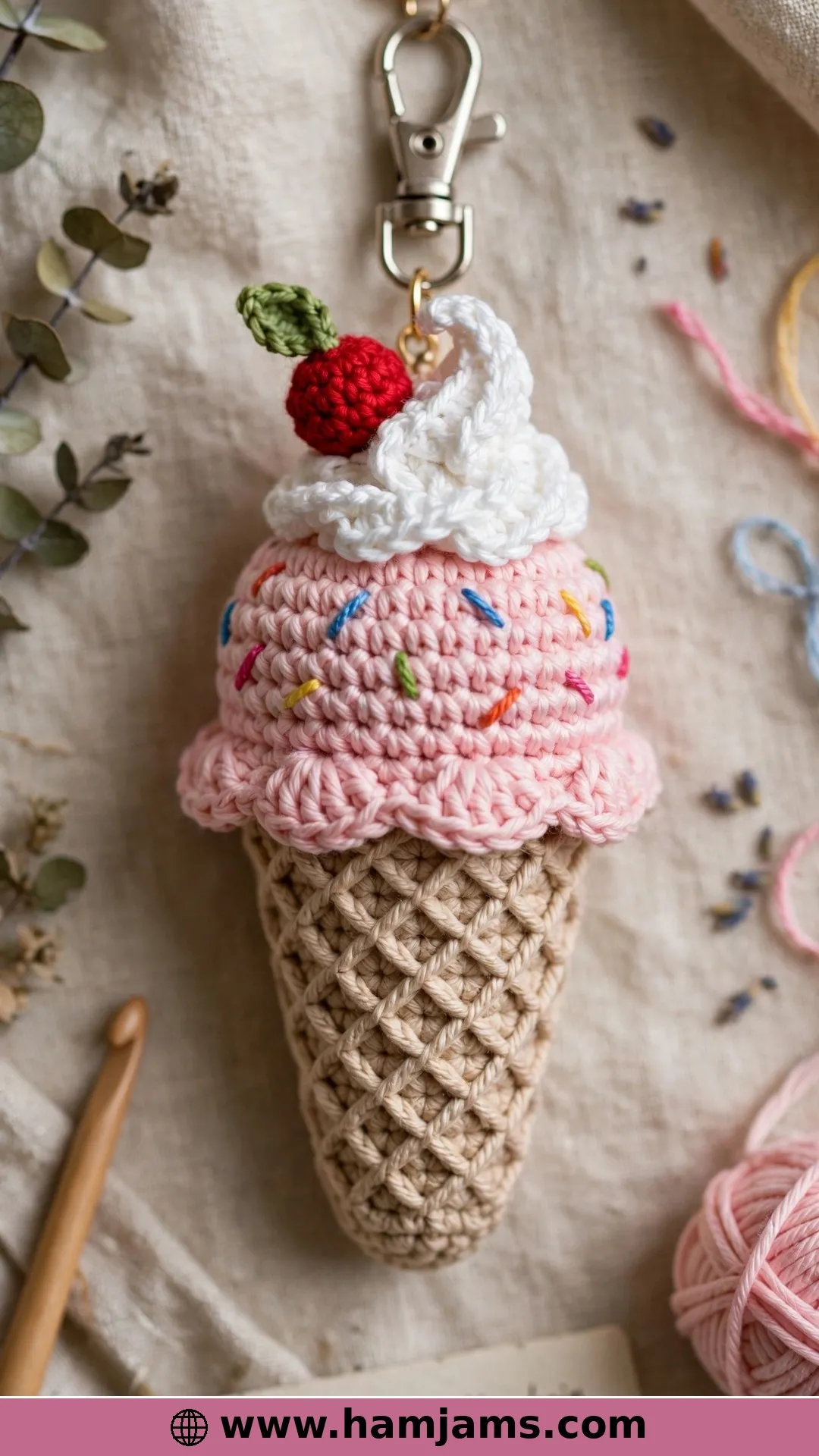 The Keychain With Whipped Cream and a Cherry on Top