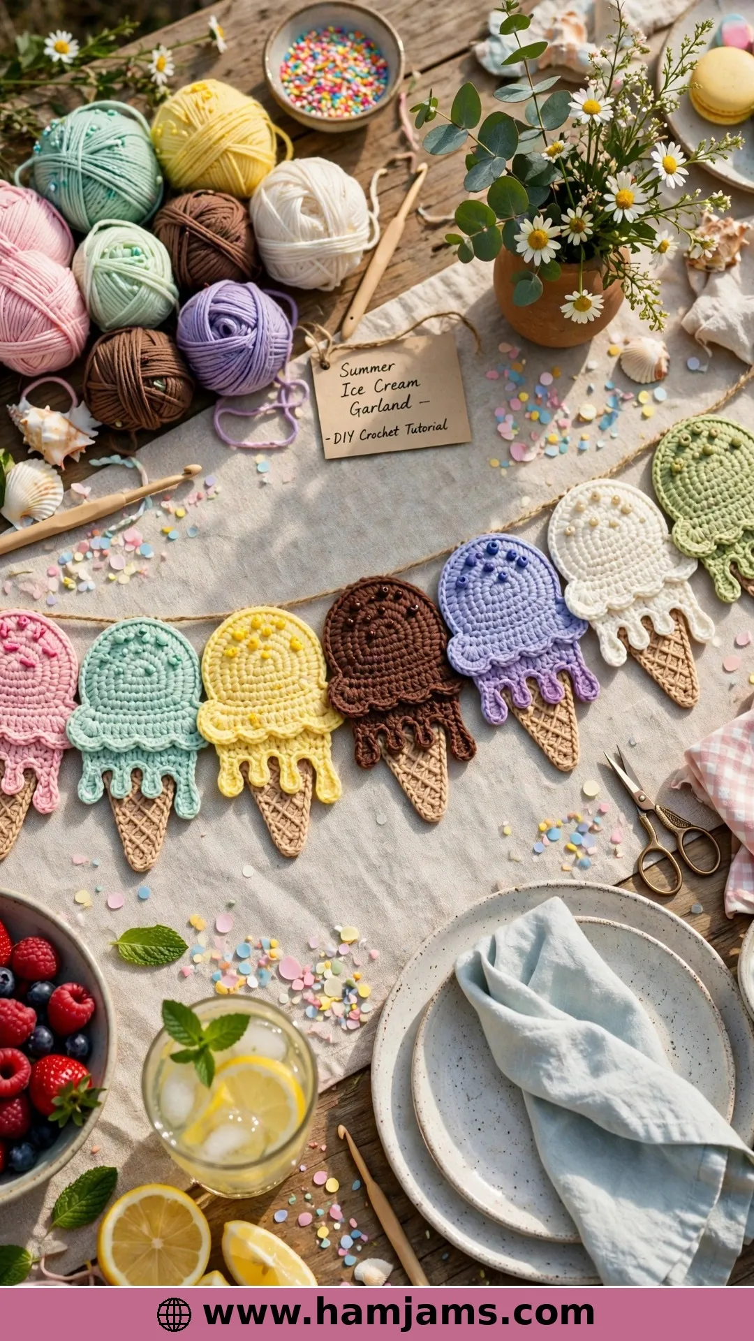 The Appliqué That Becomes a Summer Garland