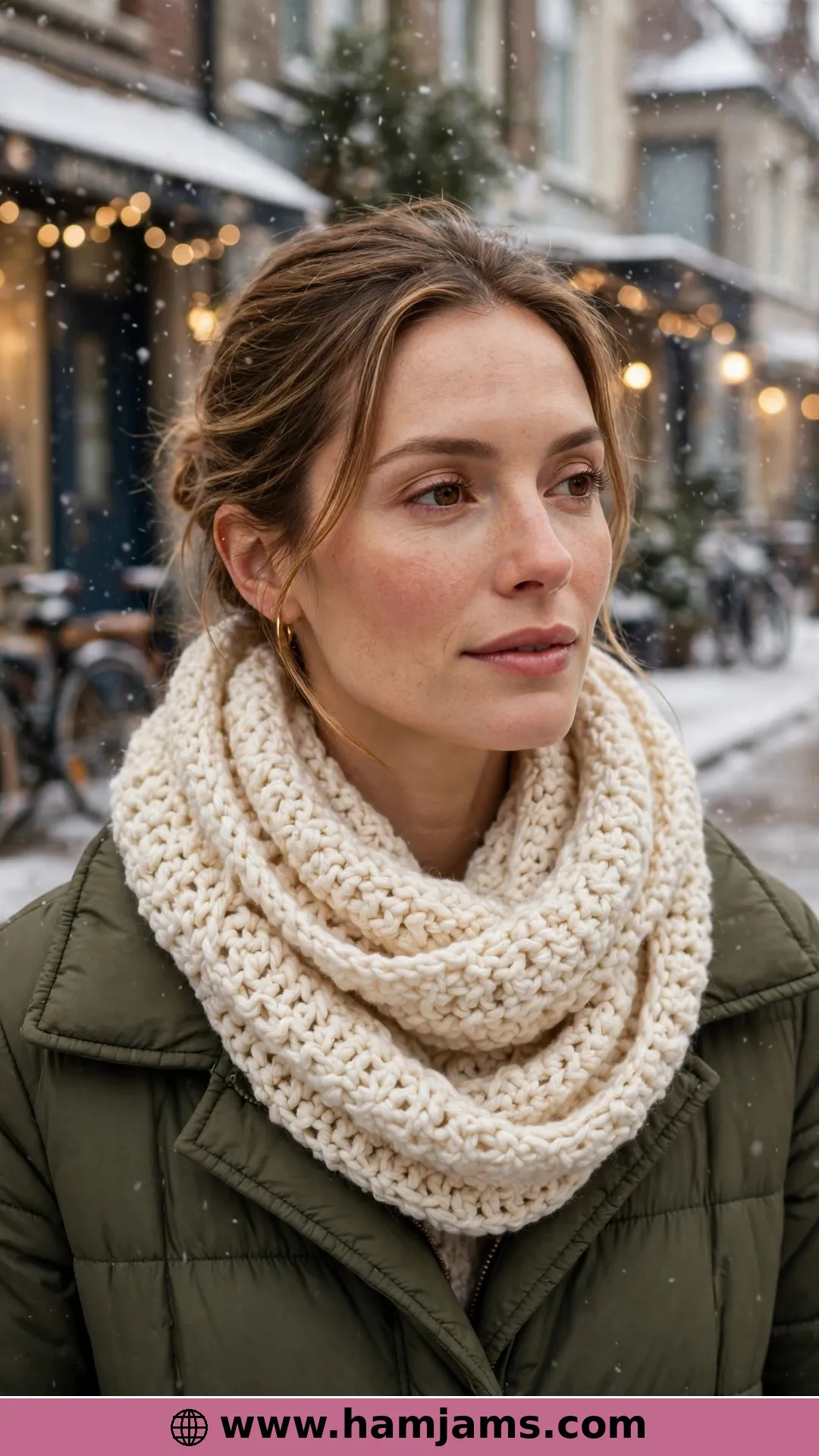The Beginner Loop in Plain Double Crochet