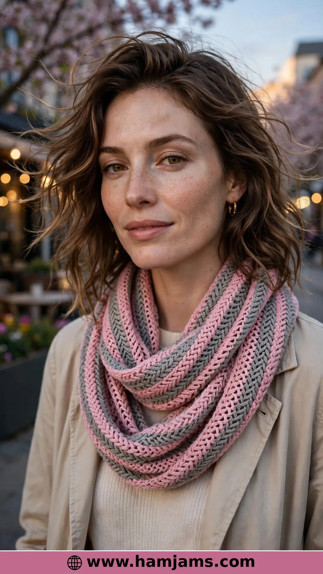 Herringbone Rounds in a Lightweight Stripe