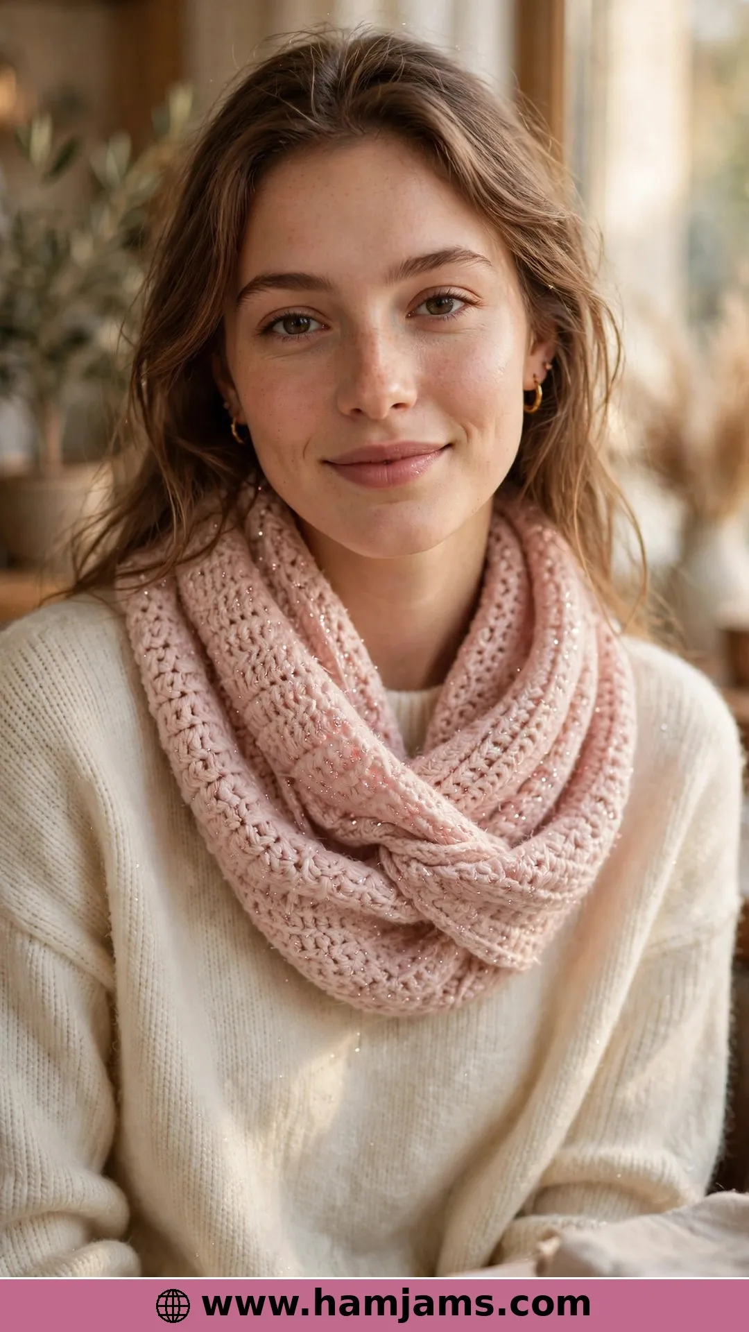 Tunisian Top Stitch, One Skein, a Little Sparkle