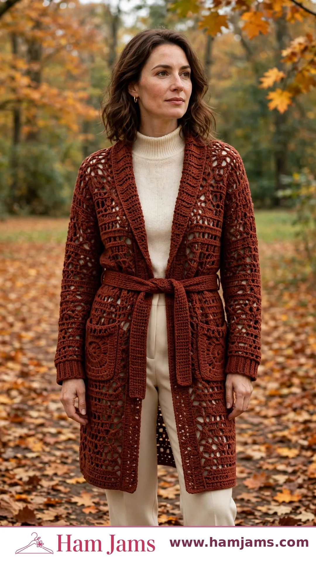 The Belted Sweater Jacket for Crisp Days