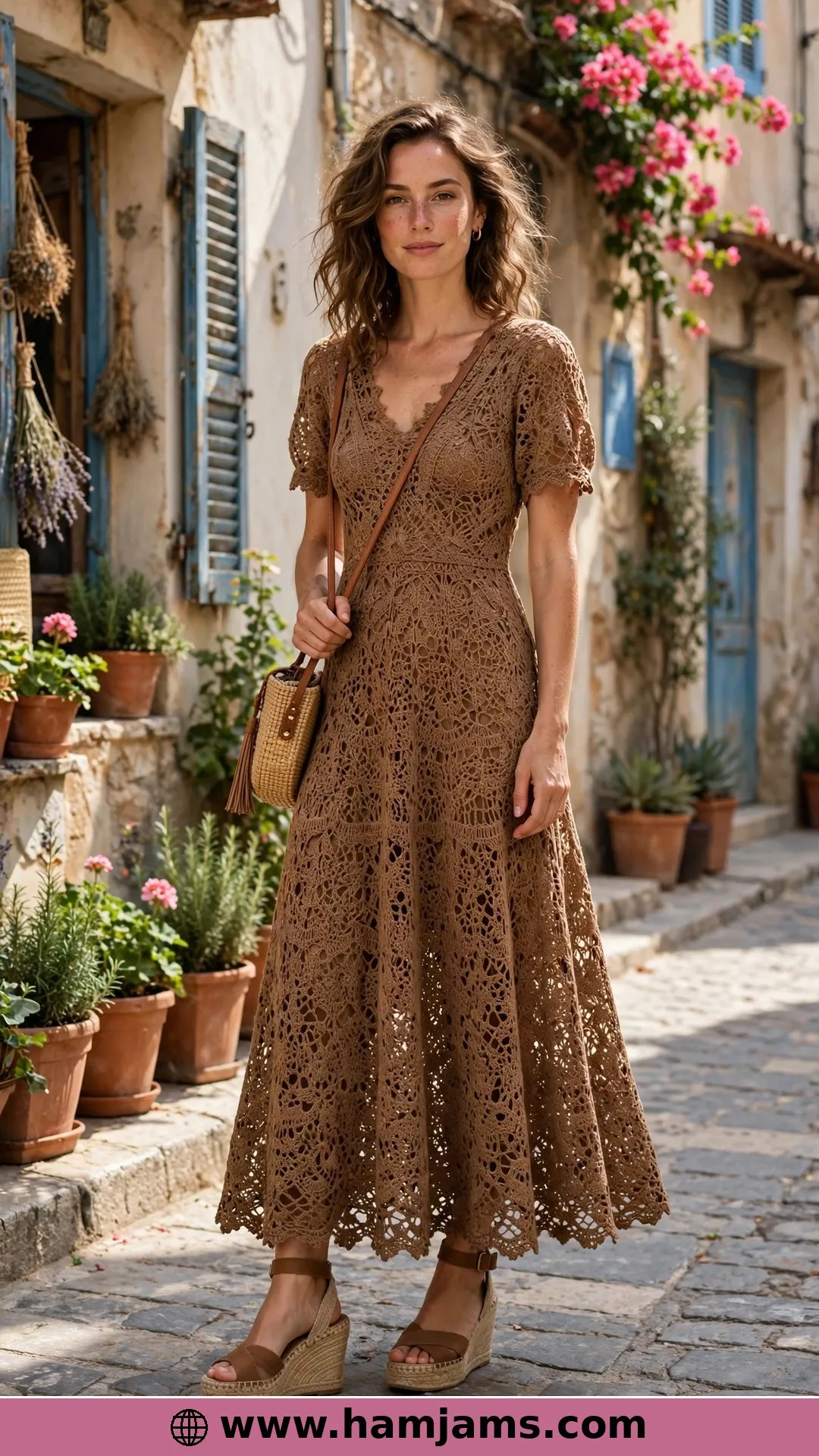 The Lace Dress Worked Top-Down in Cotton