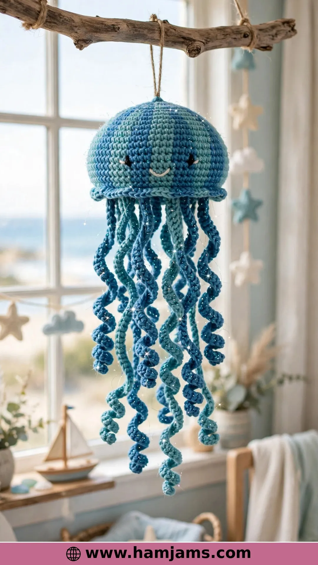 The Sparkling Galaxy Jellyfish (No-Sew)