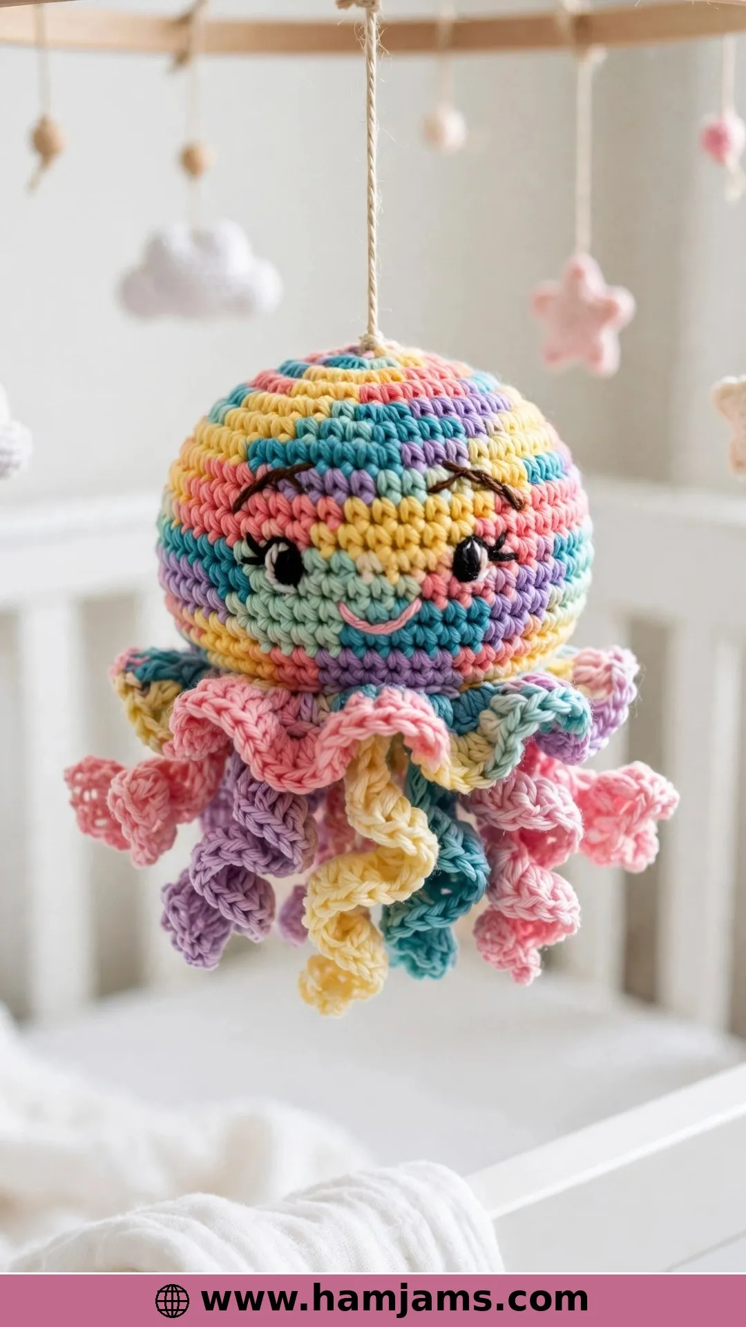 The Little Jellyfish with a Skirt and Eyebrows
