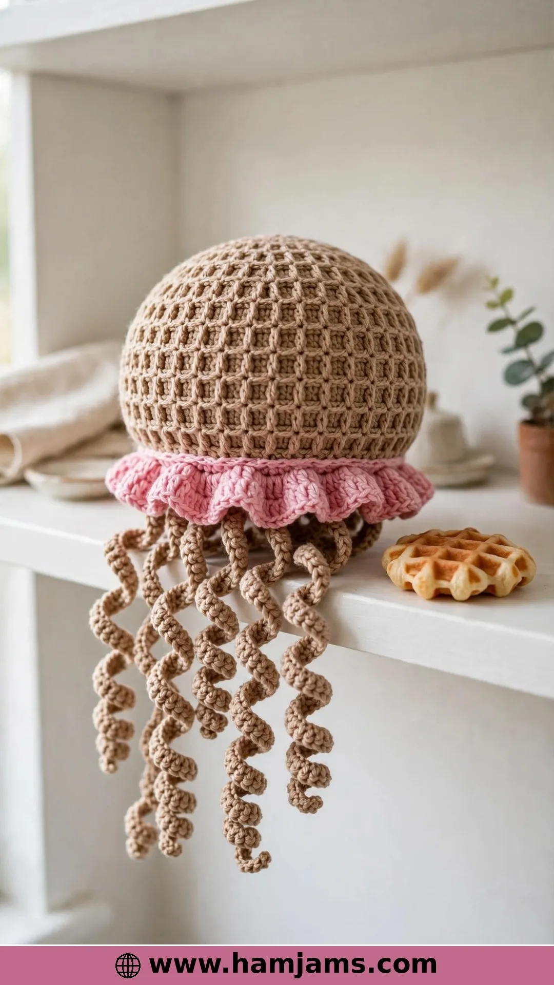 Waffles, the Waffle-Stitch Jellyfish