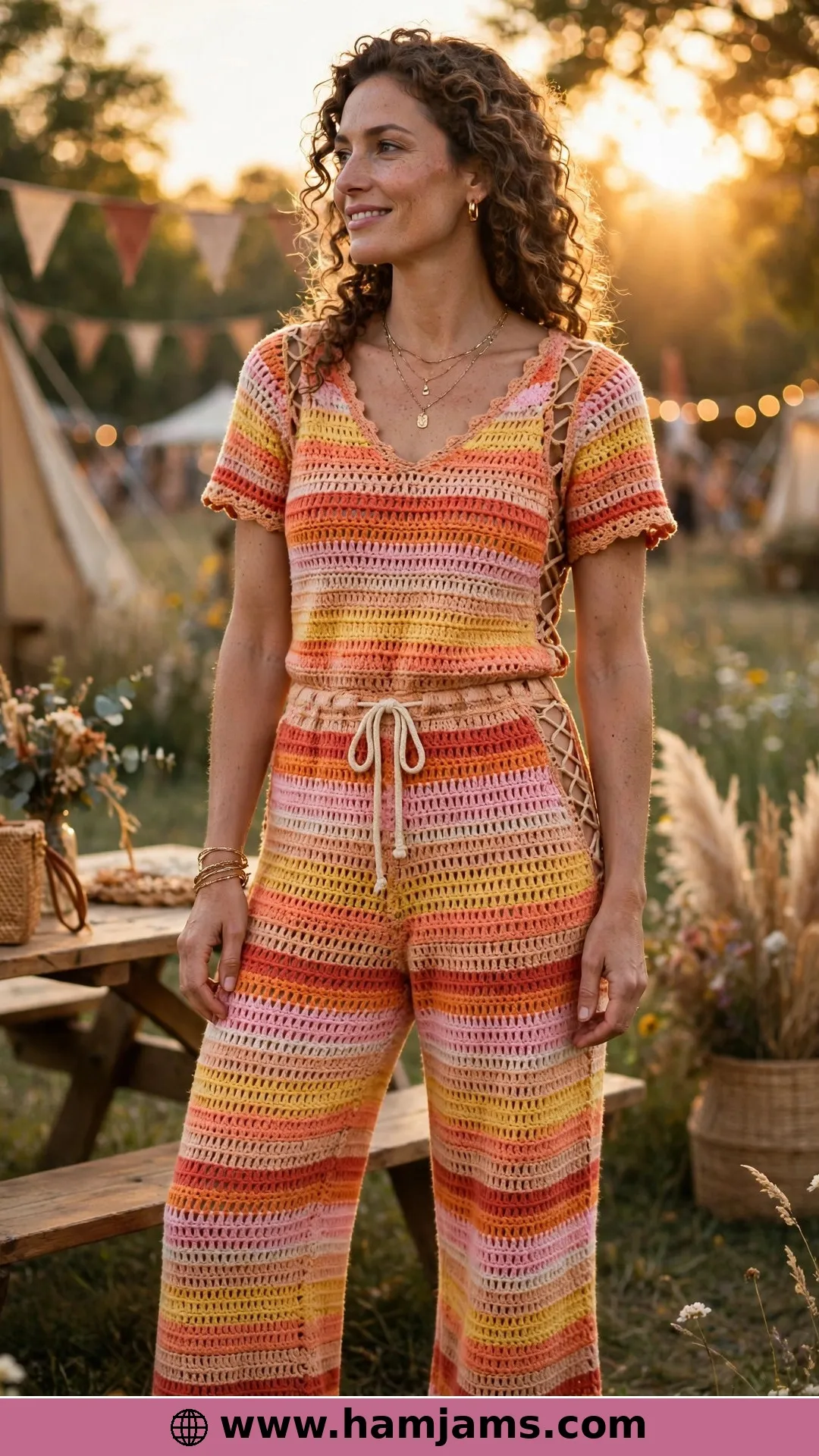 Granny Stripes You Can Wear Short or Full-Length
