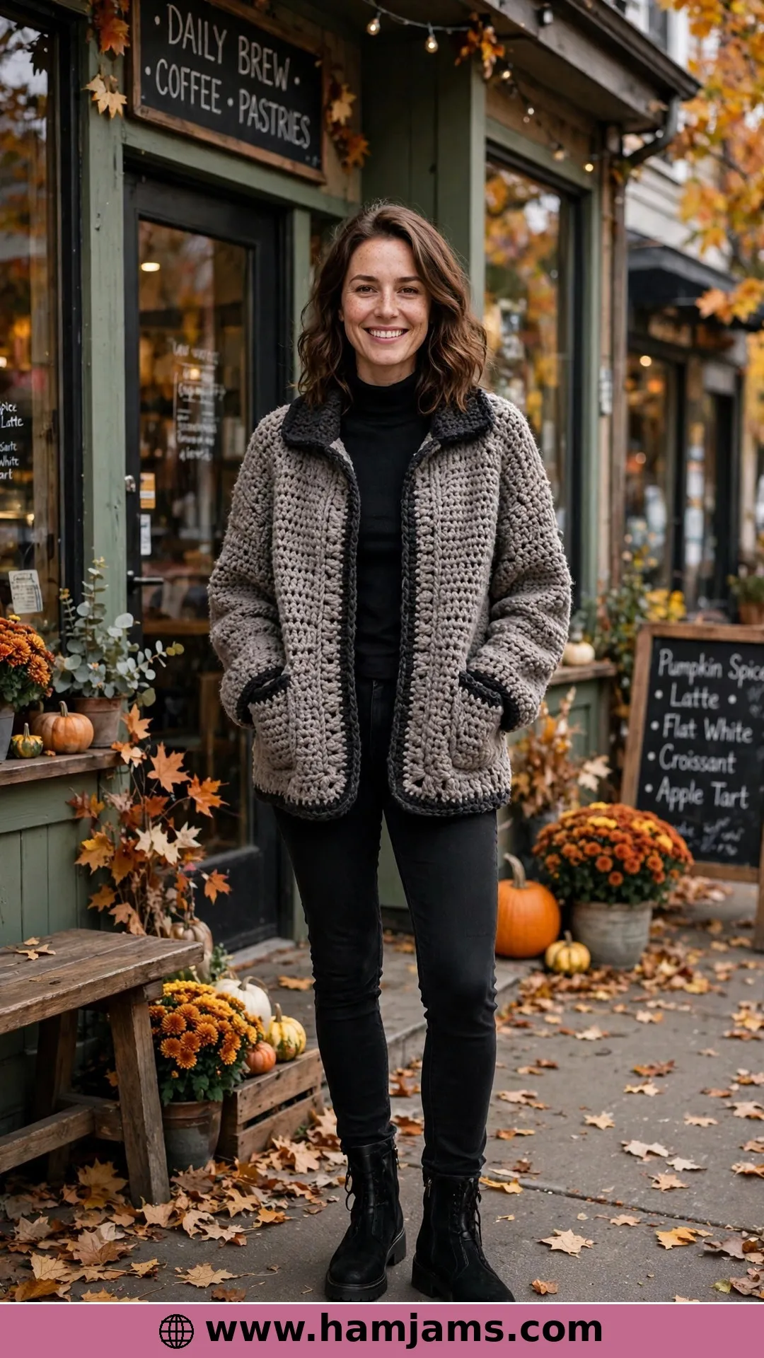 The Chunky Single-Crochet Jacket with Real Coat Energy