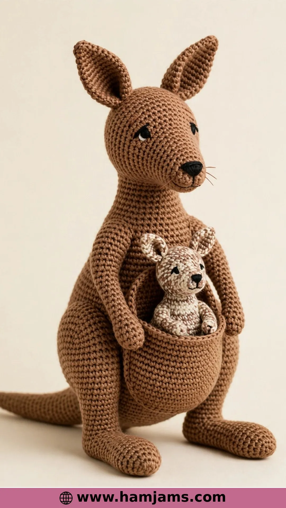 The Classic Mum and Joey in Soft DK