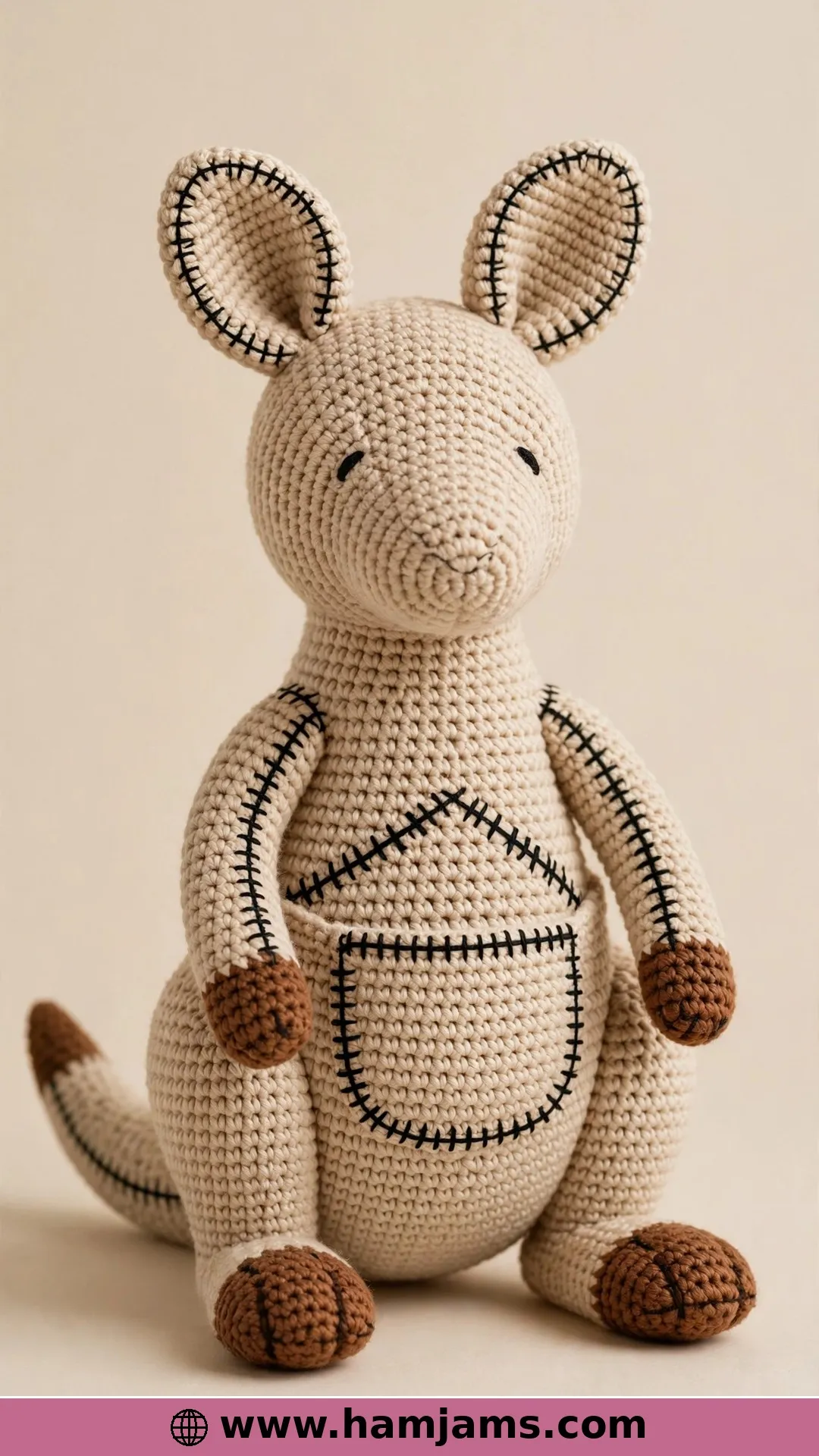 The Patchwork-Seamed Statement Plush