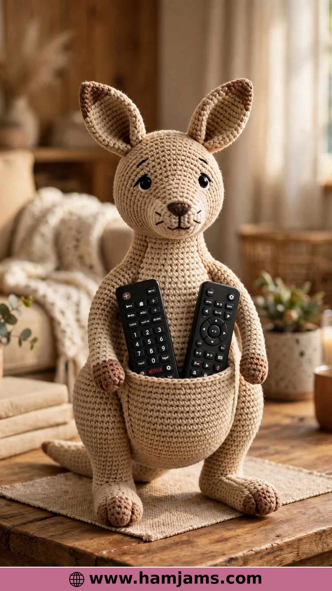 The Remote Holder With a Working Pouch