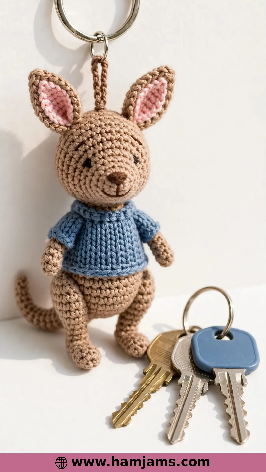 The Kangaroo Keychain for Your Bag