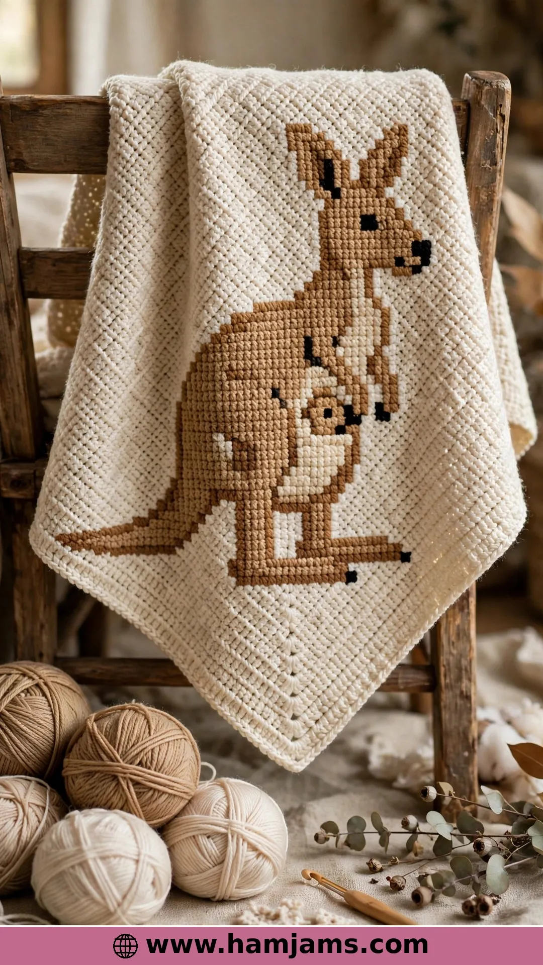 The Kangaroo C2C Square for Blankets