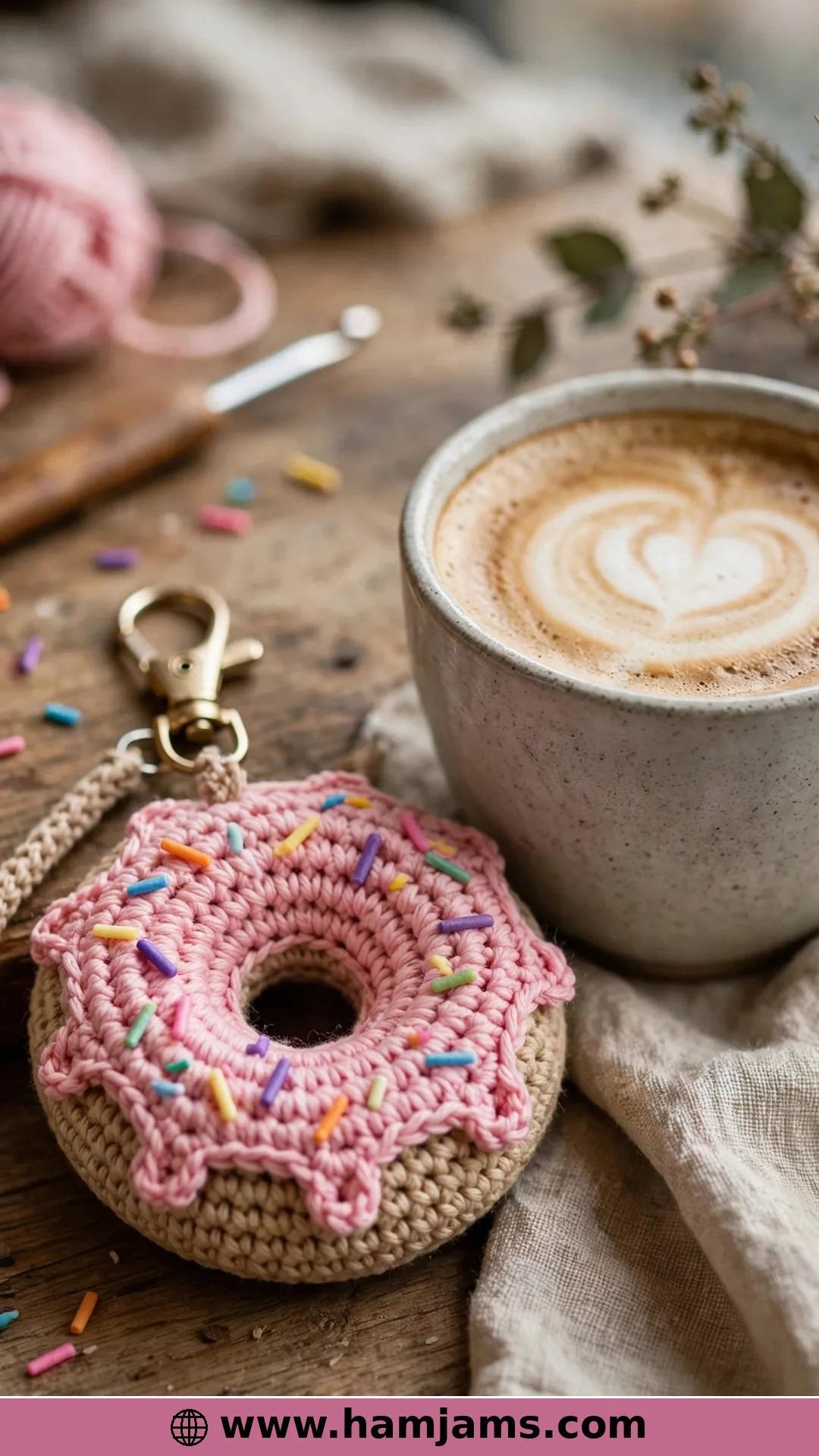 A Two-Inch Donut With Sprinkles
