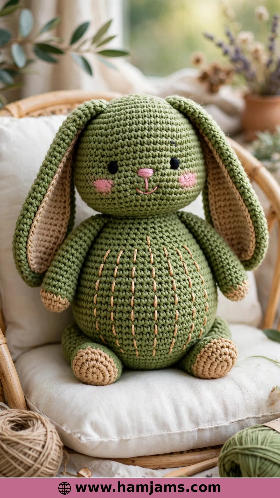 A Bunny Dressed in Kiwi Colours