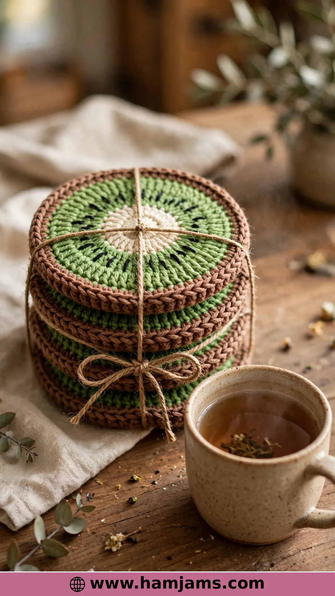 A Simple Kiwi Coaster for Beginners