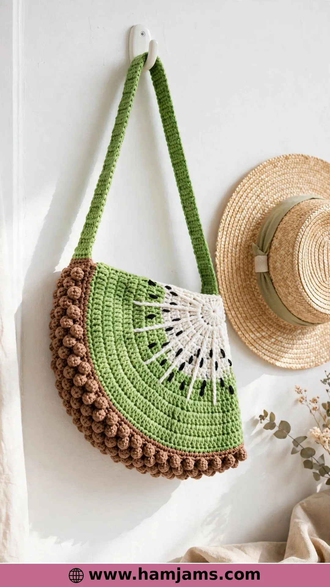 A Kiwi Slice Bag, With a German Title and English Pattern