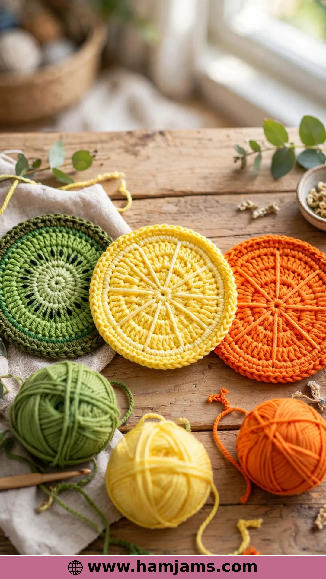 Fruit Coasters, Taught on Video