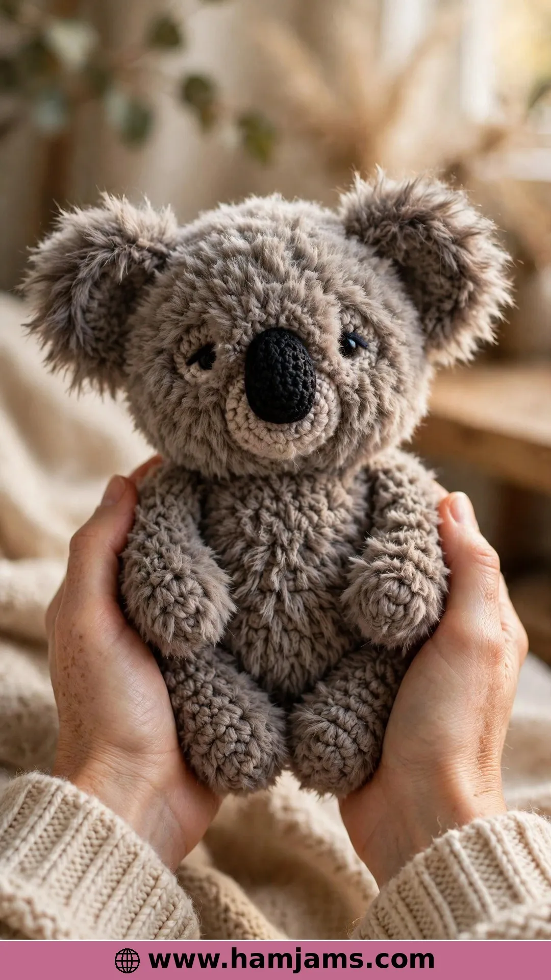 Kaya the Faux-Fur Cuddle Koala