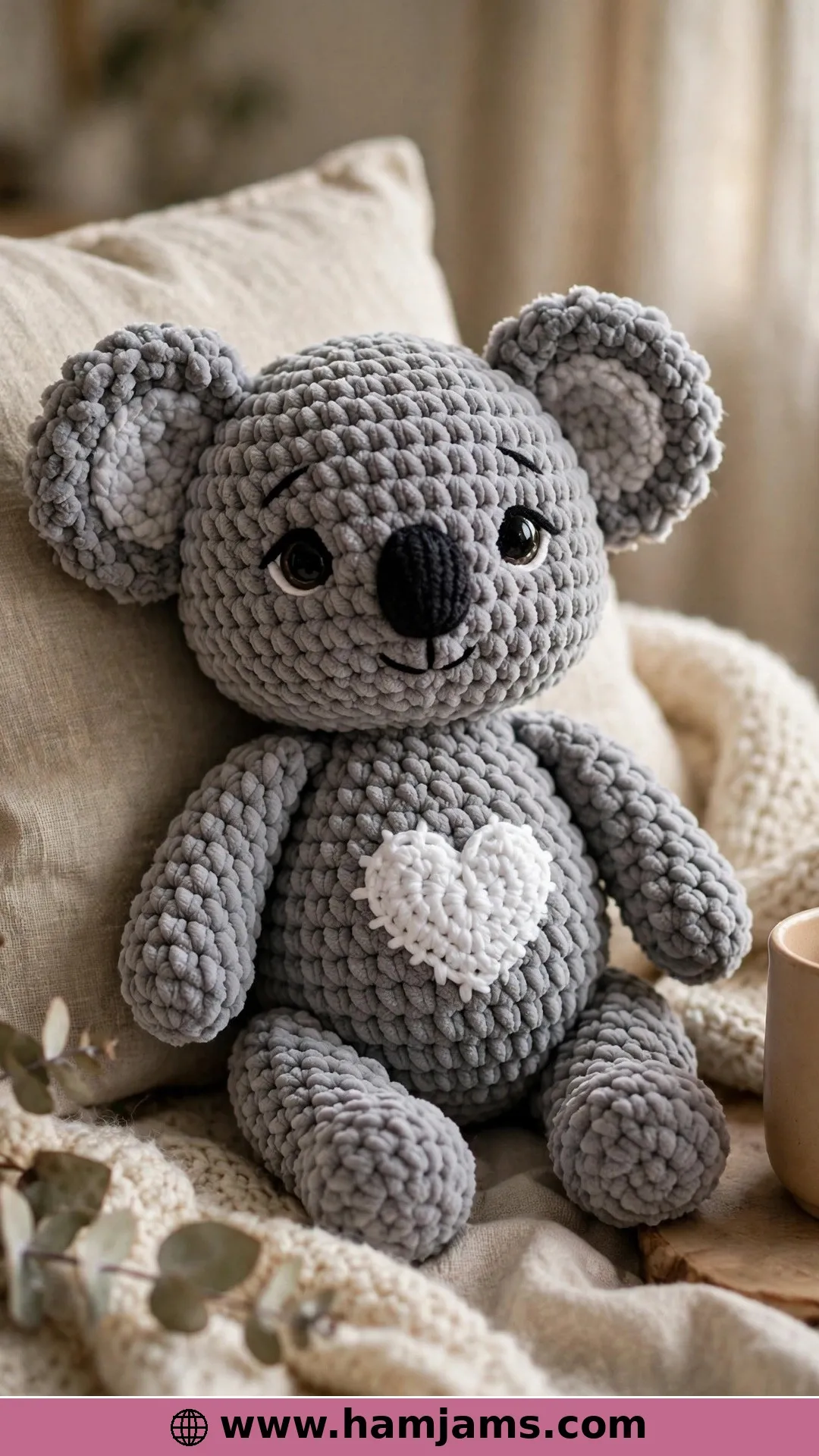 The Plush Koala With a Heart on His Tummy