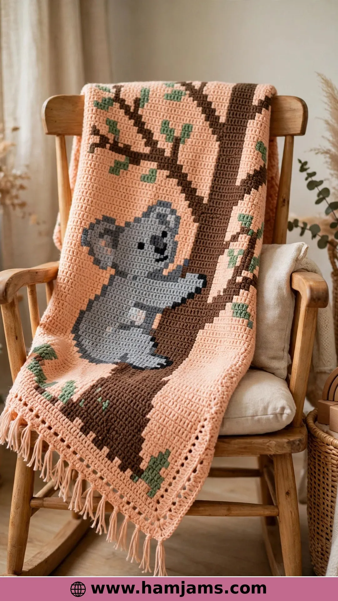 The Koala C2C Graphgan Blanket