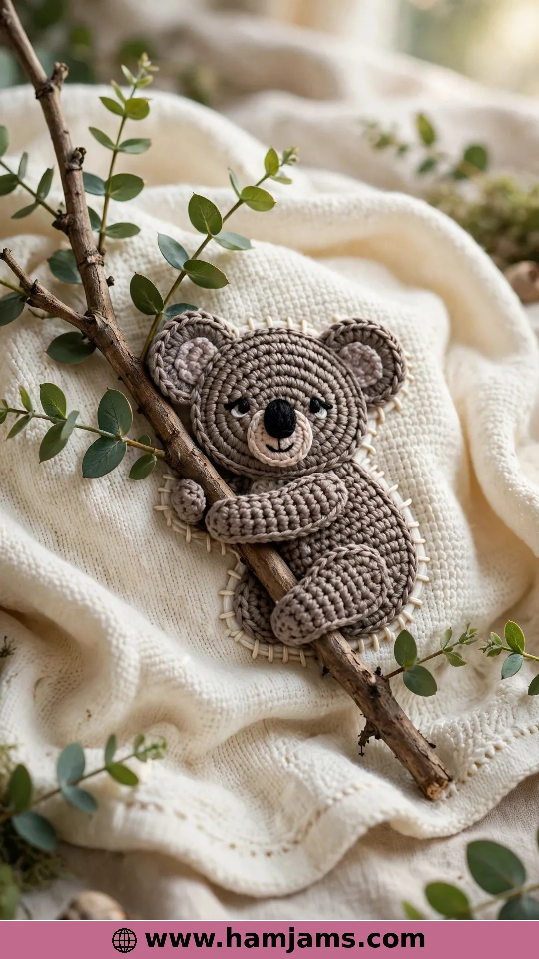 The Koala Appliqué for Blankets and More