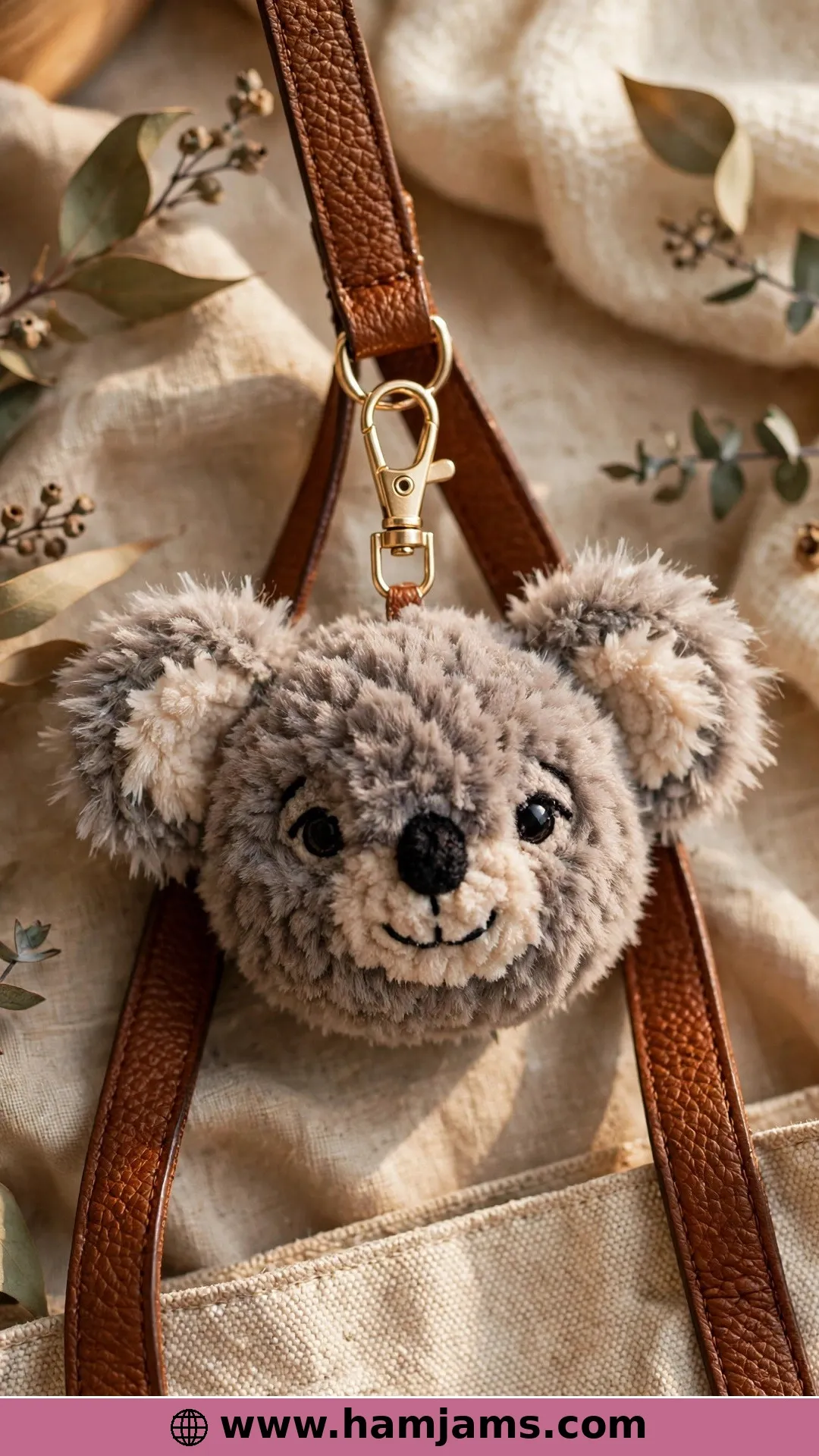 The Faux-Fur Koala Keychain