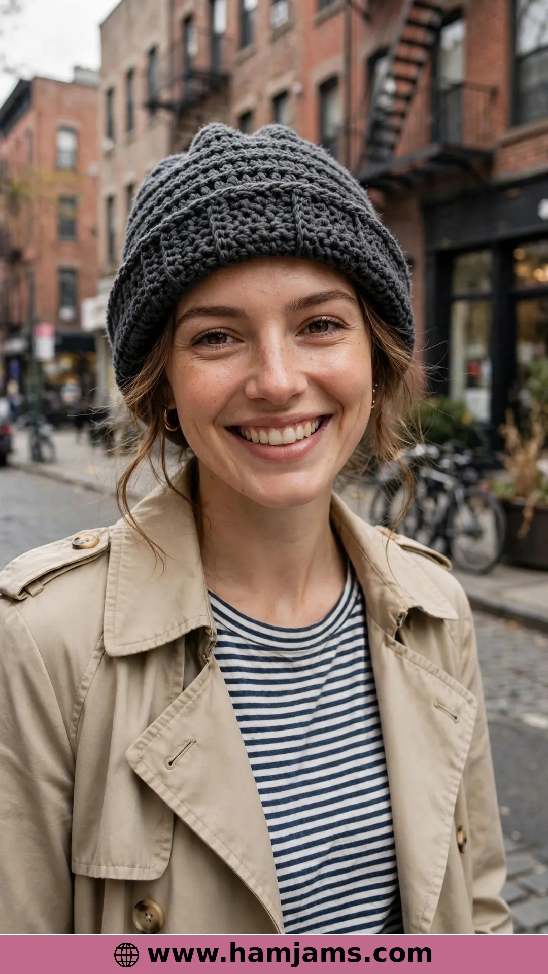 The Rectangle Beanie You Size with a Tape Measure