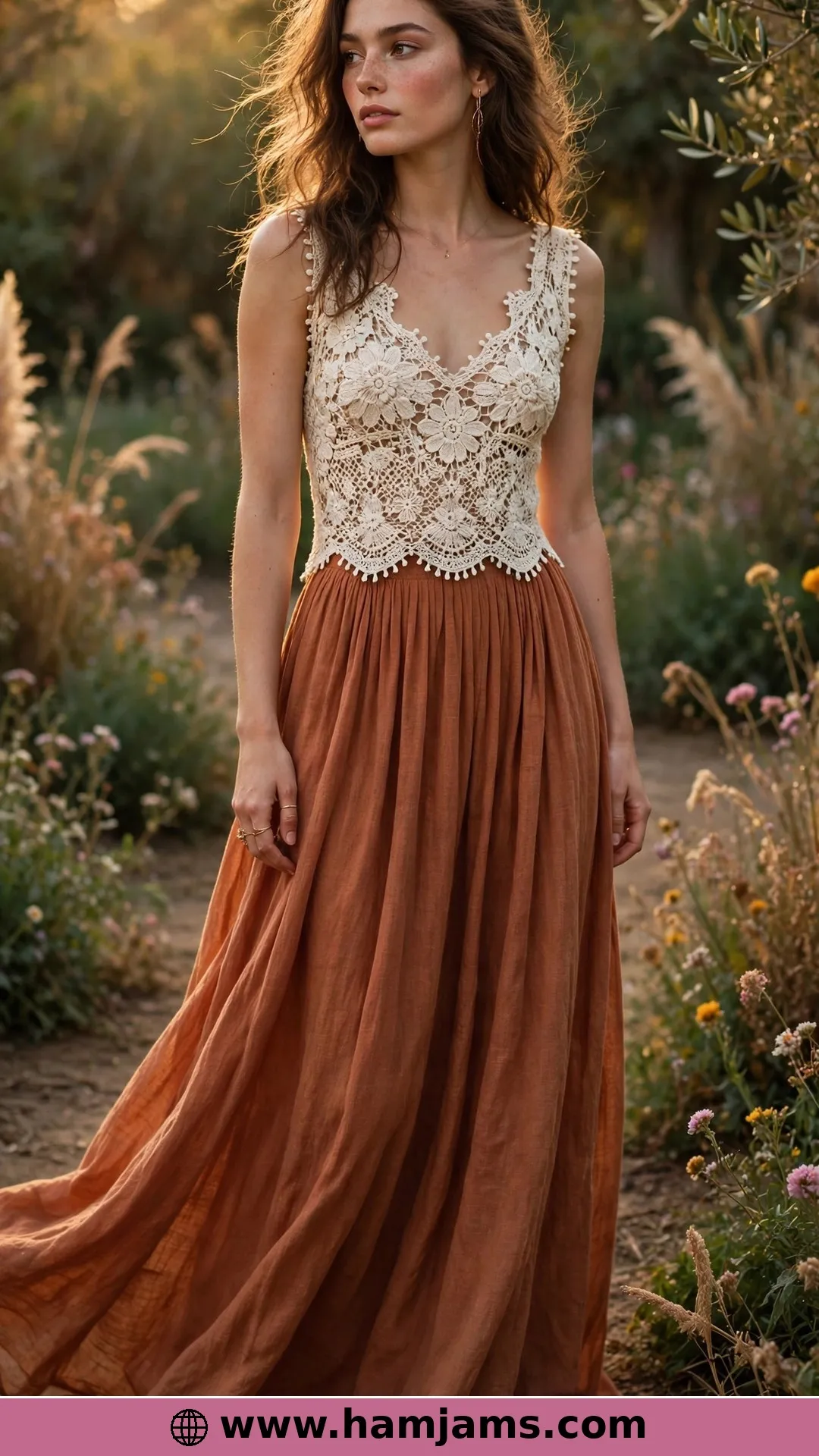 Floral-Motif Lace, Styled Two Ways