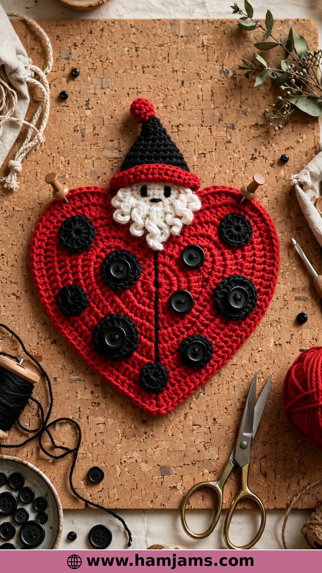 A Heart-Shaped Gnome for Luck
