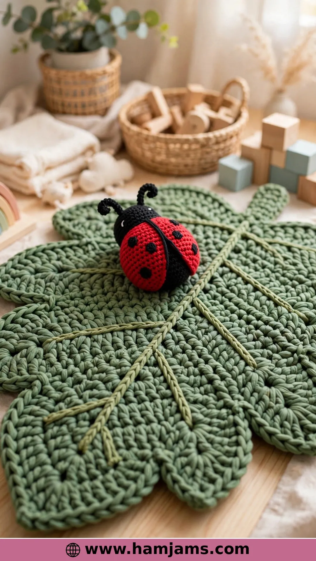 The Lil' Leaf Play Mat and Ladybug Toy